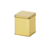 Boîte carrée d’une capacité de 100 g pourvue d’un couvercle à étrier